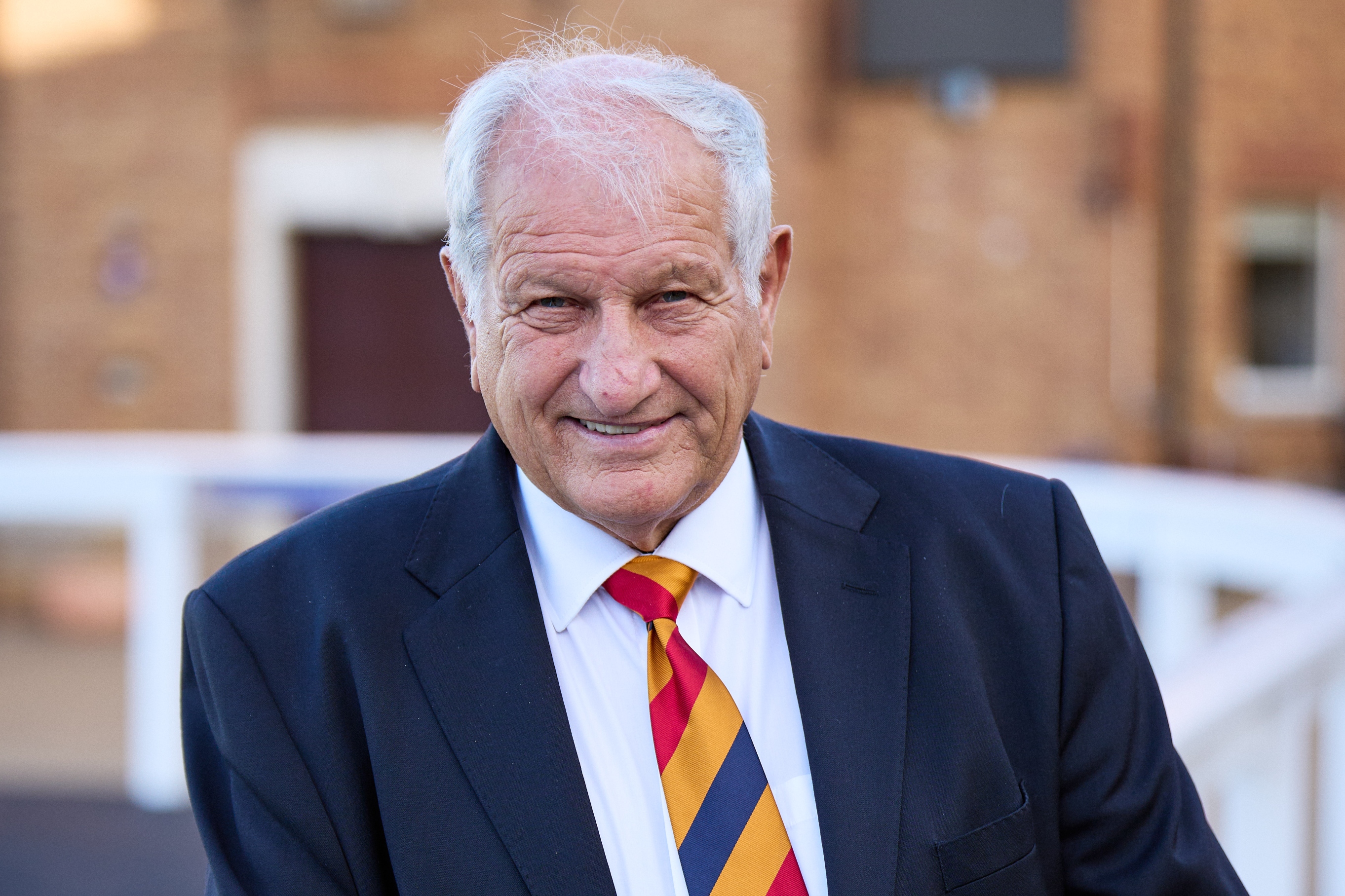 BOB-CHAMPION_CREDIT Dominic James_cropped Bob Champion smiling into the camera