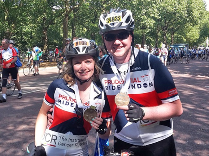 ICR cyclists Ride London