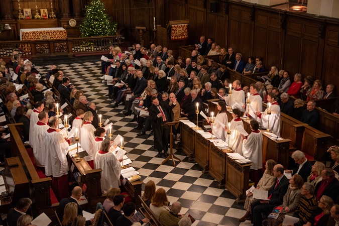 Will Vann leads The Chapel Choir of the Royal Hospital