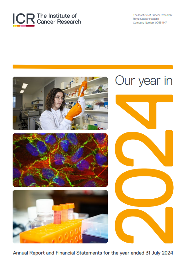 Cover of annual report 2024