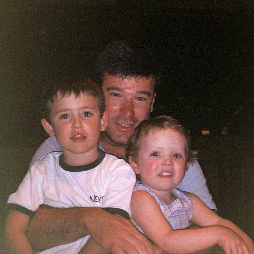 Abbie Shaw with her dad Mike and brother Abbie Shaw with her dad Mike and brother