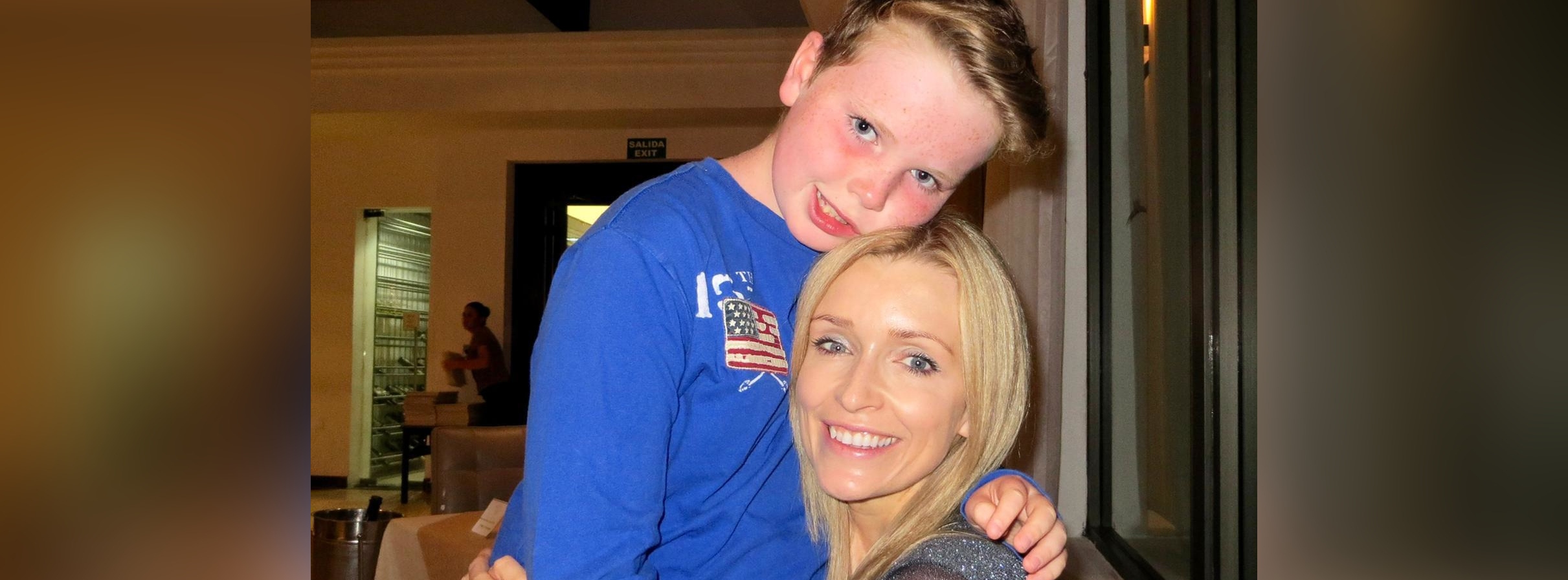 Daniel Caplan and his mother Alison hugging fb cover Daniel Caplan and his mother Alison hugging