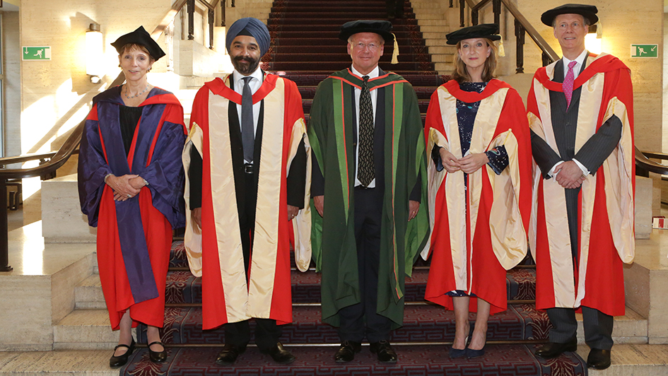 Clare Isacke, Sir Harpal Kumar, Professor Paul Workman, Victoria, Bill Kaelin