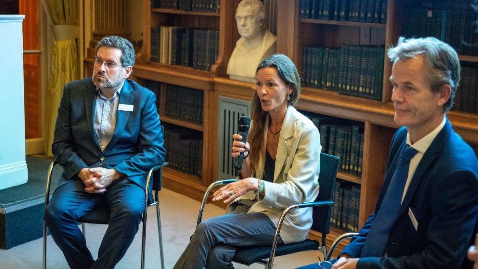 Professor Louis Chesler, Dr Alejandra Bruna and Professor Kristian Helin.