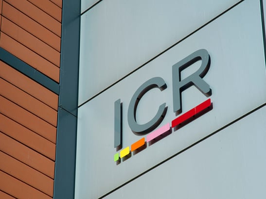 ICR logo on the Brookes Lawley Building 547x410 The ICR logo on the Brookes Lawley Building