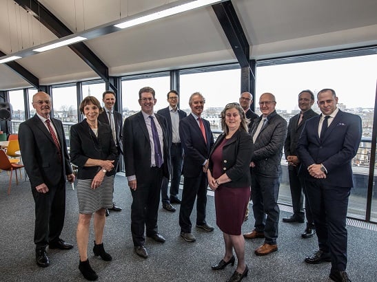 Group picture of the joint team from the ICR and The Royal Marsden that won the AACR Team Science Award 2022.