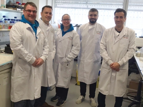 The Ollie Young Foundation visit ICR labs