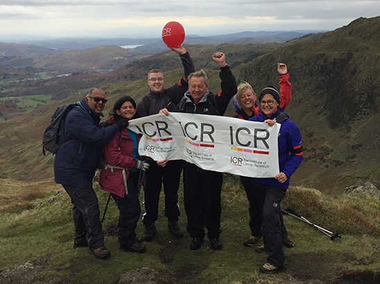 Paul Workman and ICR Climb of Life 2017 fundraisers