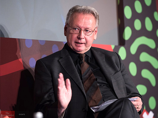 Professor Paul Workman speaking at the War On Cancer 2019 event