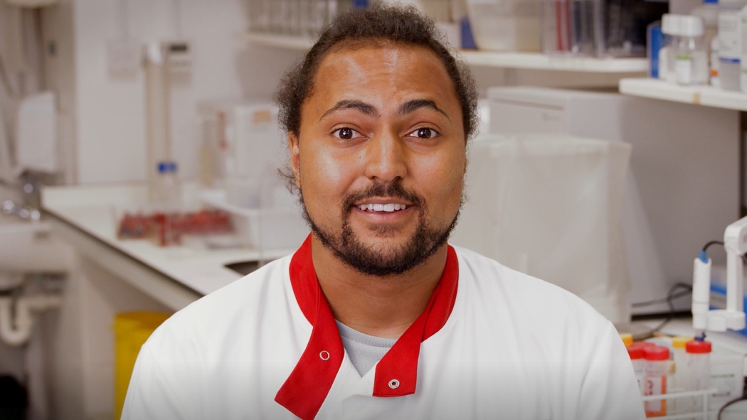 Scientist in a research lab