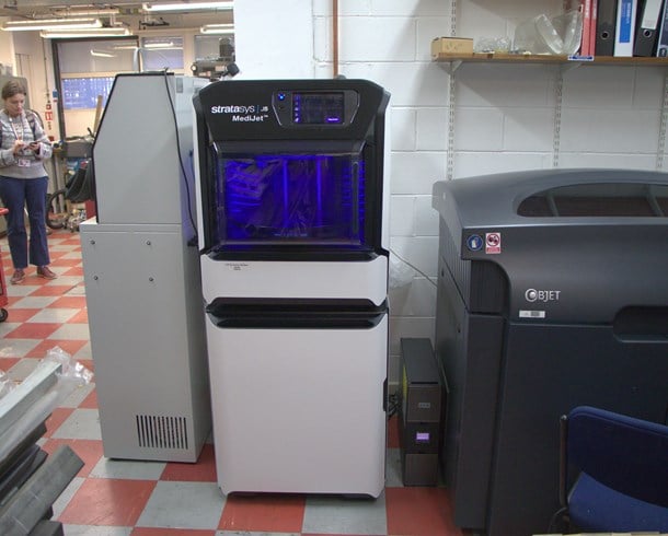 Stratasys J5 MediJet rapid prototyping machine