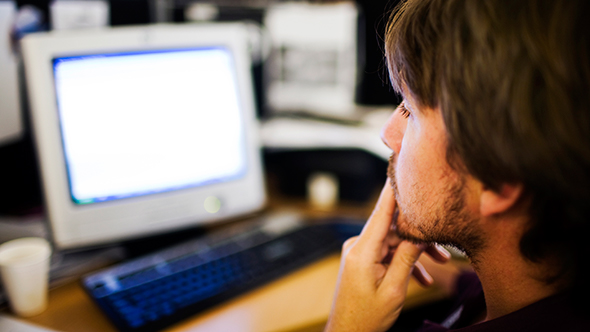 Student at a computer (photo: iStock)