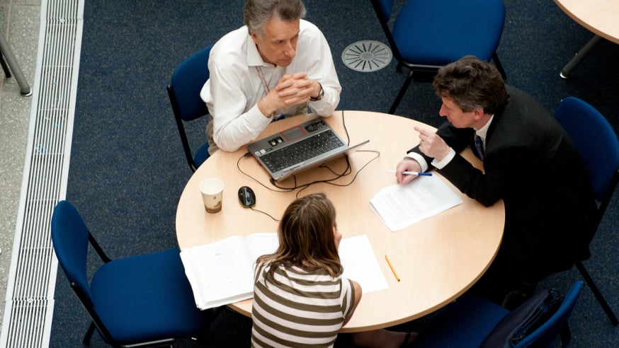 A meeting at the ICR's Sutton Site