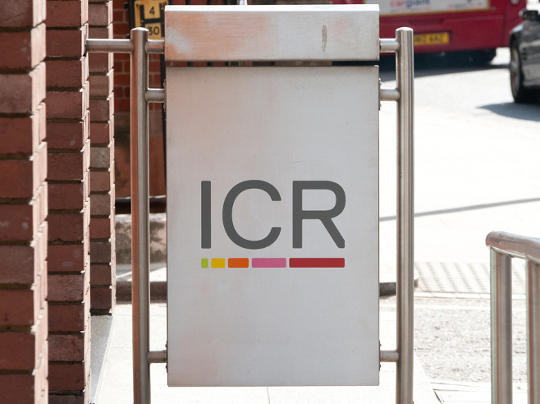 ICR Sign on Fulham Road