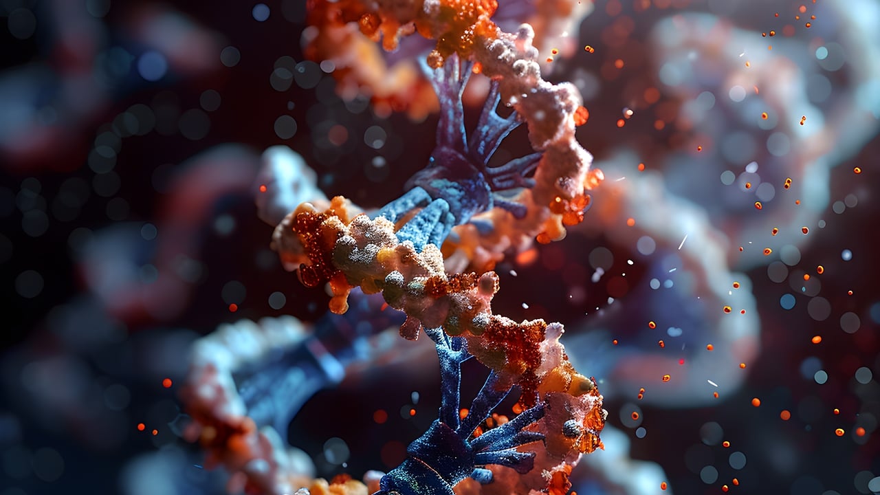 ai-generated-dna-ivana-tomášková-from-pixabay-169 AI-generated DNA. Credit: Ivana Tomášková from Pixabay.