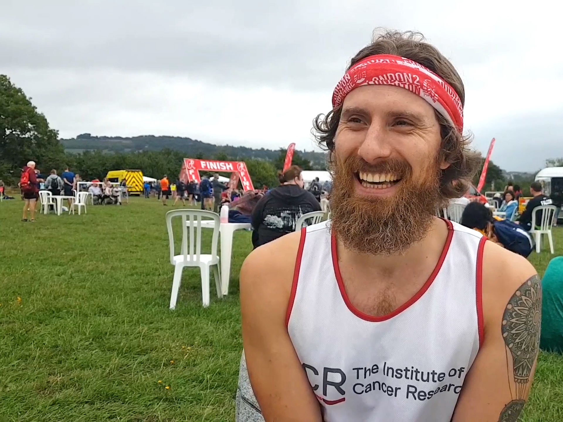 Adam Lee, ICR fundraiser and ultramarathon runner