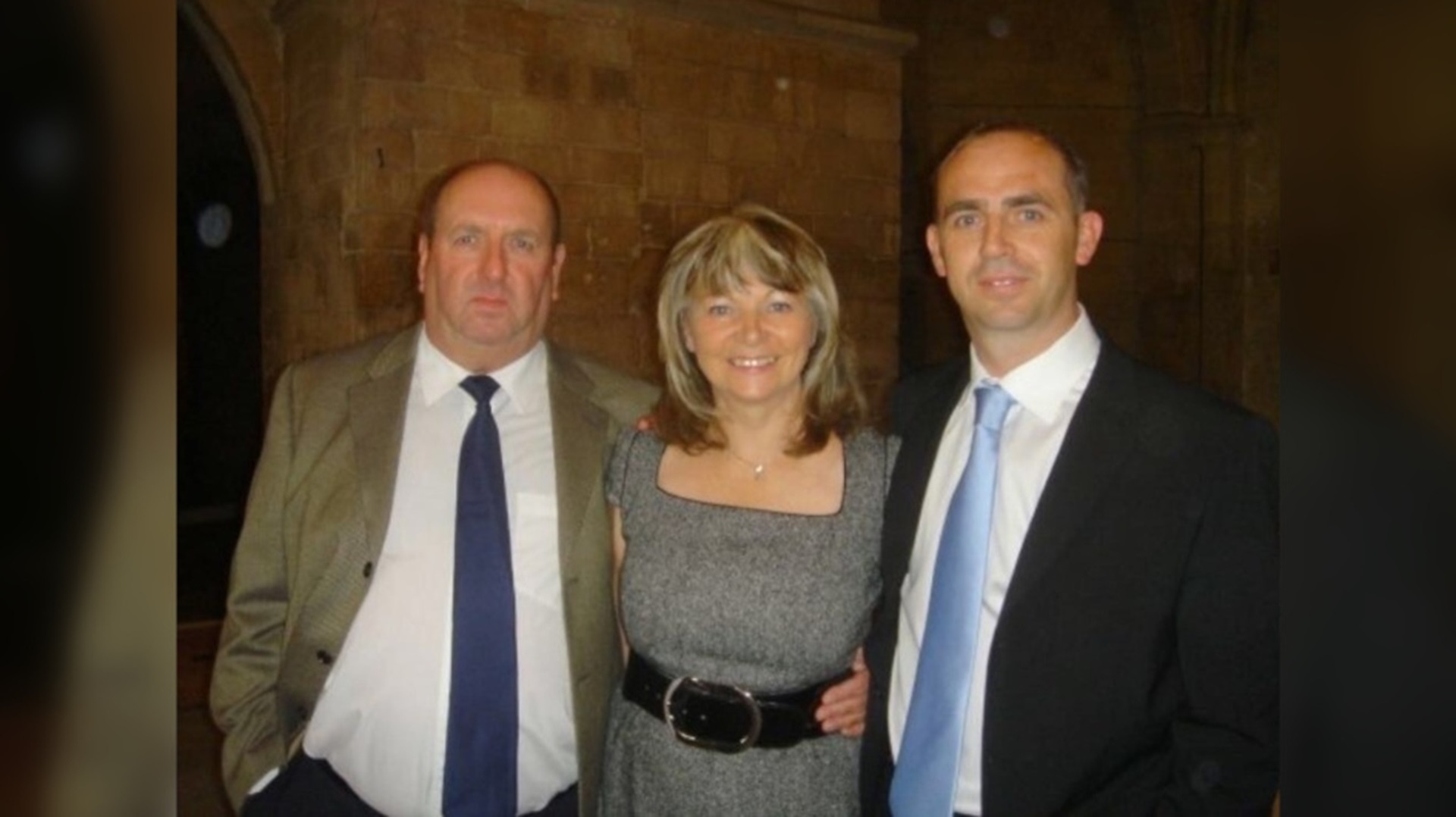 Gary Ware and his parents