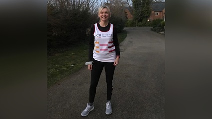 Jenny Walsh Team ICR London Marathon 2019 runner